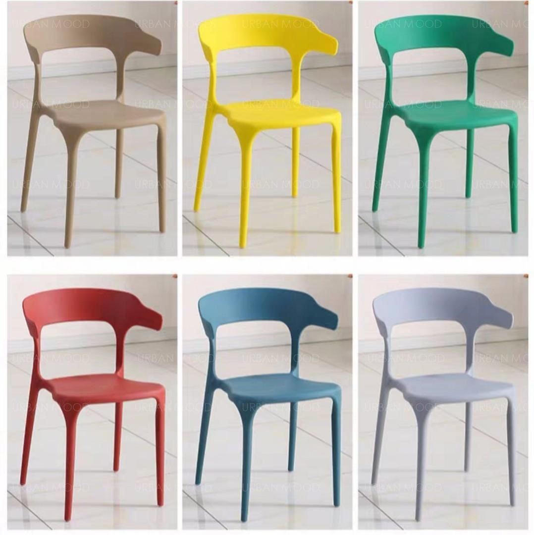 KENDEL Curved Ergonomic Dining Chairs