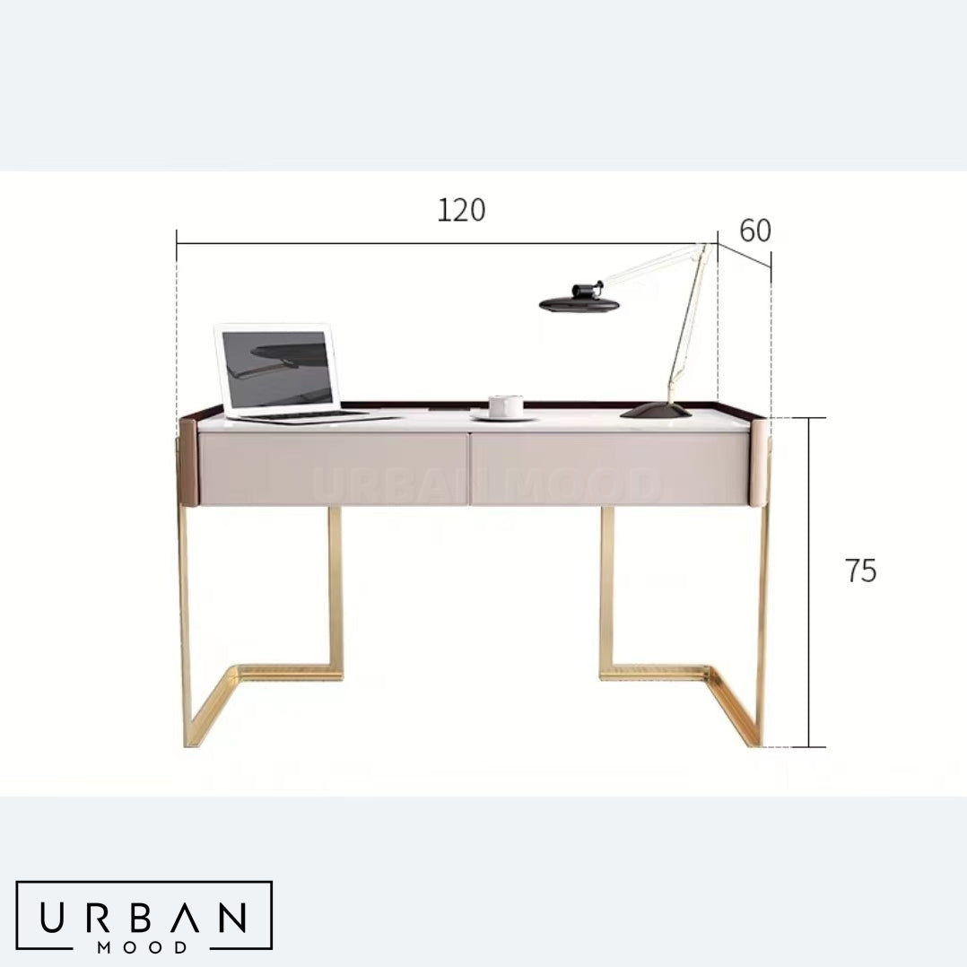 KINDEL Modern Sintered Stone Work Desk