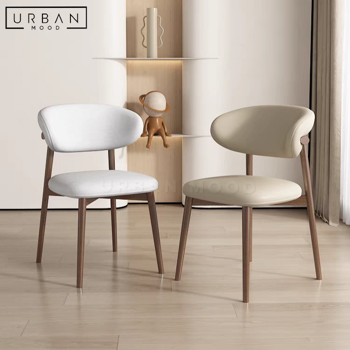 KORO Modern Leather Dining Chair