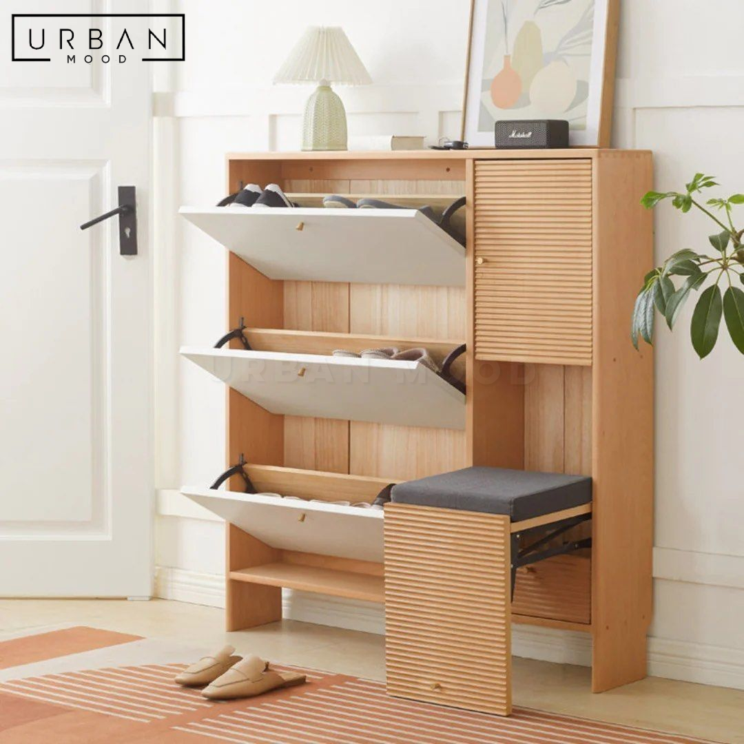 RODNEY Scandinavian Shoe Cabinet