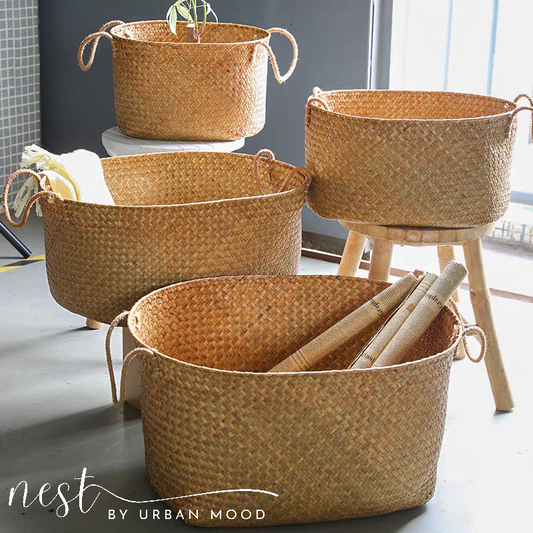 LB1206 | Woven Rattan Basket (Set of 4)