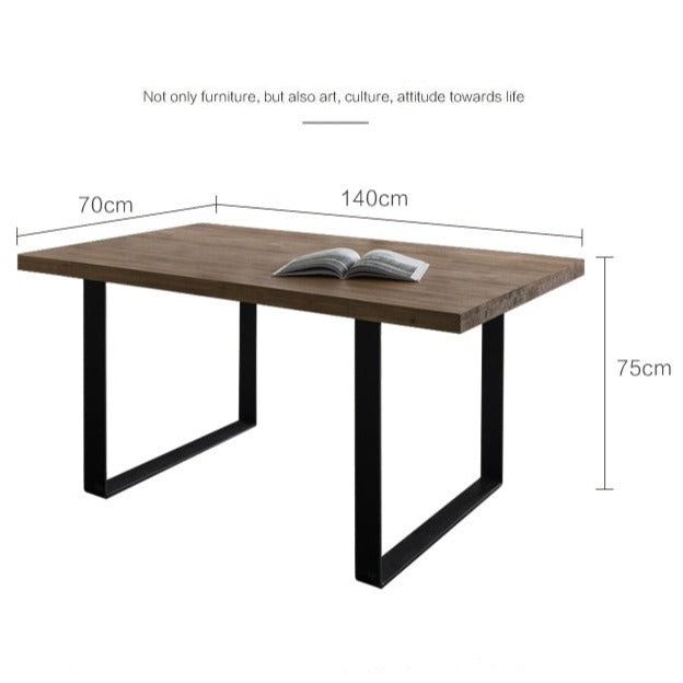 LYLA Solid Wood Dining Table Live Edge Scandinavian