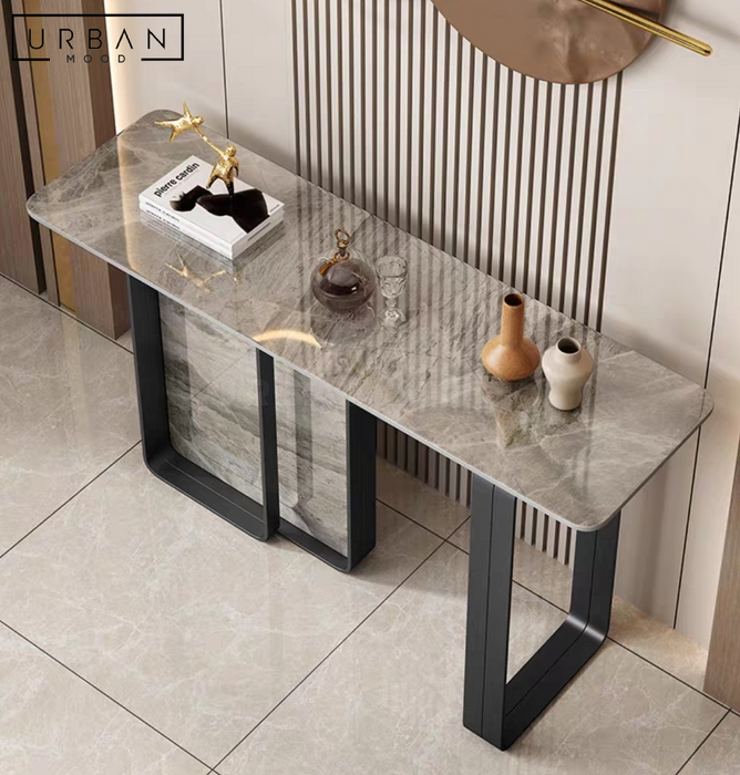 LASSY Modern Sintered Stone Console Table