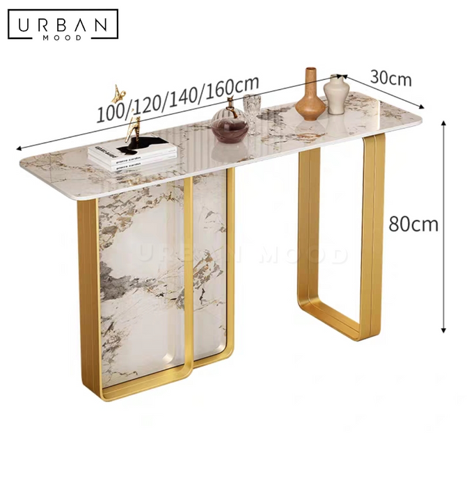 LASSY Modern Sintered Stone Console Table