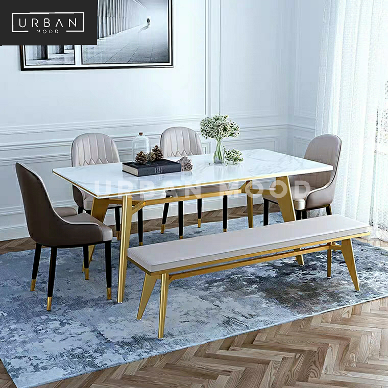 MAVERICK Minimalist Marble Dining Table