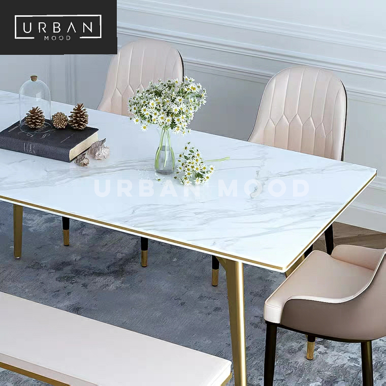 MAVERICK Minimalist Marble Dining Table