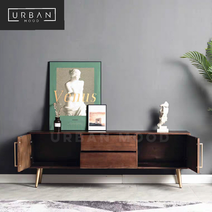 (Clearance) BRODY Rustic Solid Wood TV Console
