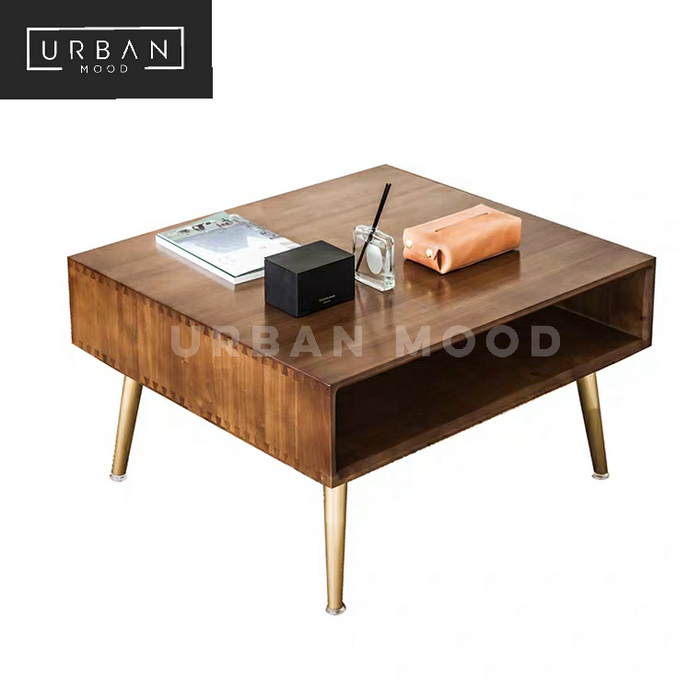 ANDES Rustic Solid Wood Coffee Table