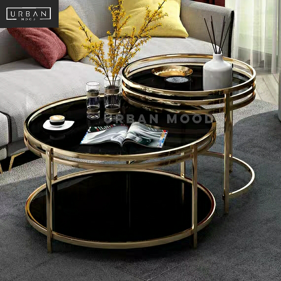 EDEN Luxury Round Nesting Coffee Tables