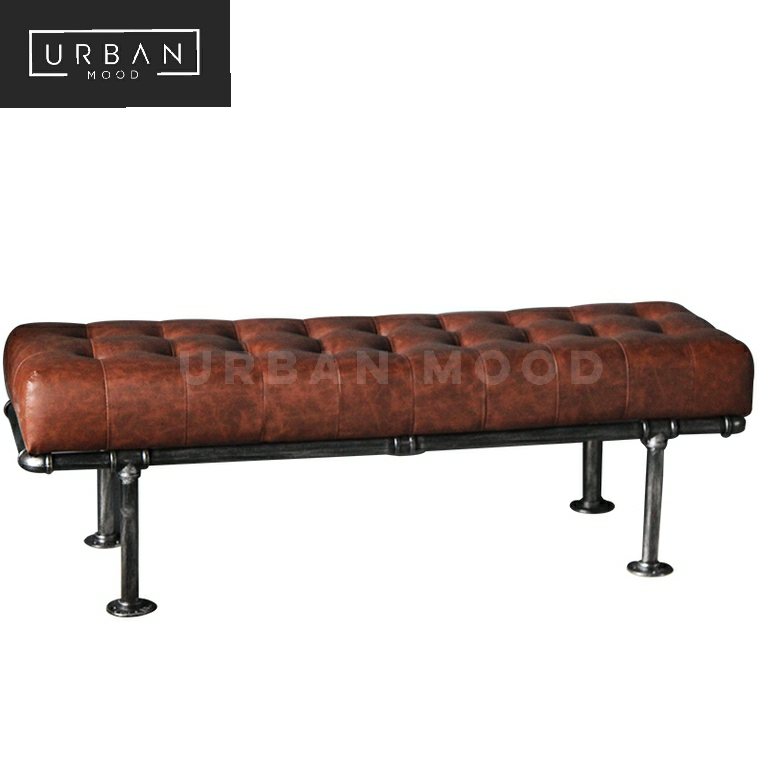 MERRICK Industrial Pipe Ottoman