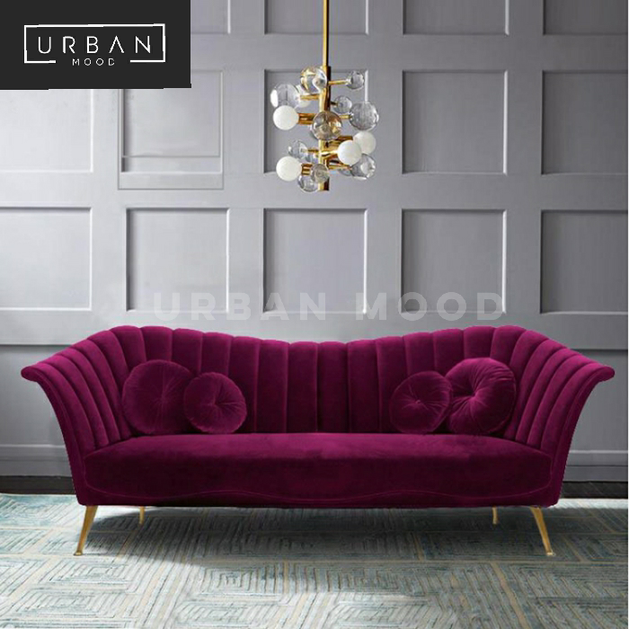 AVI Classic Velvet Sofa