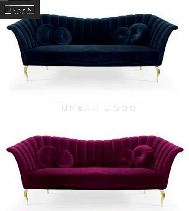AVI Classic Velvet Sofa
