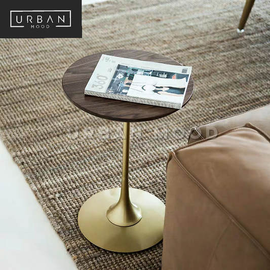 LUKA Minimalist Wood Side Table