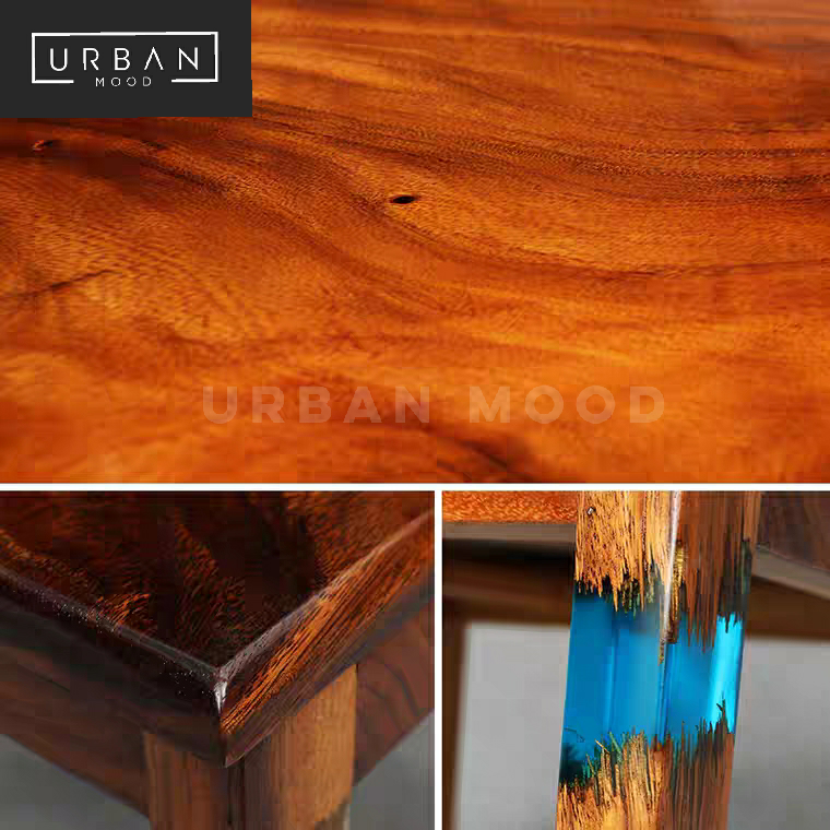 NILE Designer Epoxy Resin Dining Chair