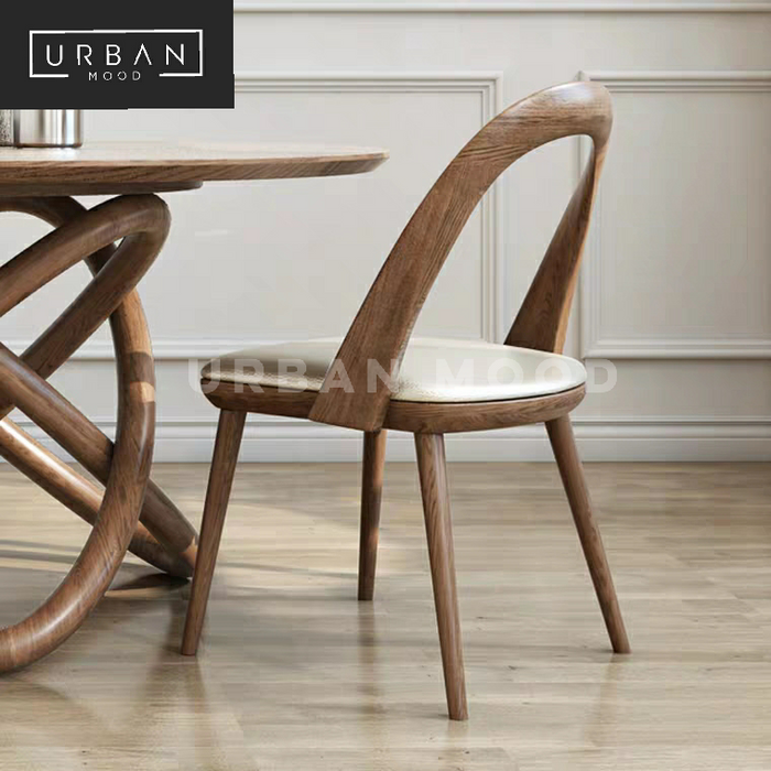 YUKON Postmodern Solid Wood Dining Chair