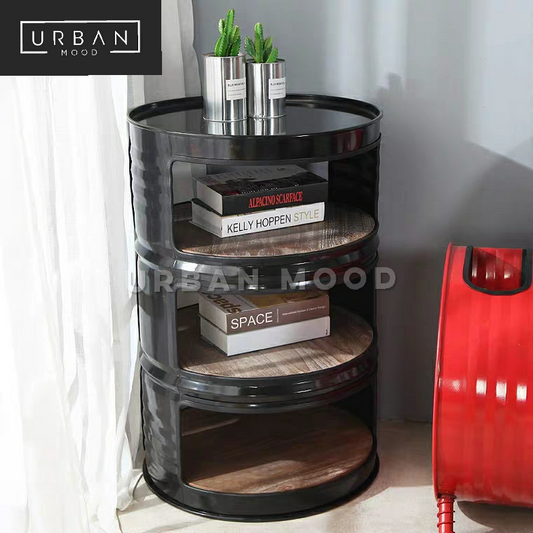 SHOT Industrial Metal Barrel Shelf