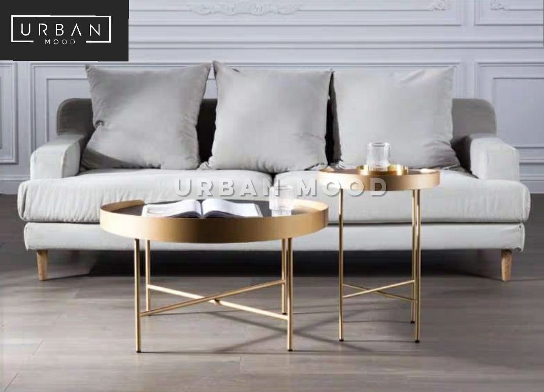 POLAND Minimalist Round Nesting Coffee Tables