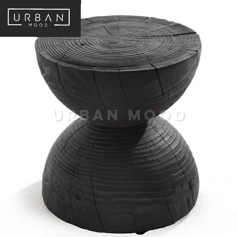 TEMPO Rustic Solid Wood Stool