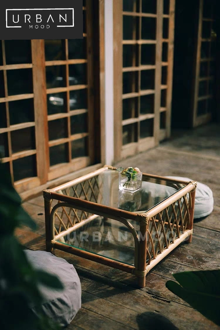 ROUGE Rattan Accent Coffee Table