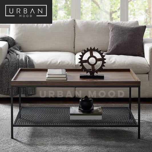 LOWLAND Modern Industrial Coffee Table