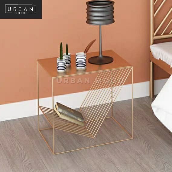 FROST Minimalist Metal Side Table