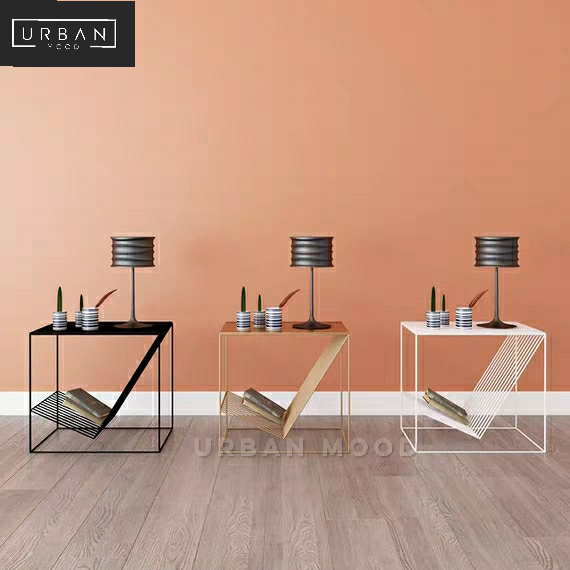 FROST Minimalist Metal Side Table