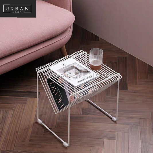 ROCHE Minimalist Wireframe Side Table