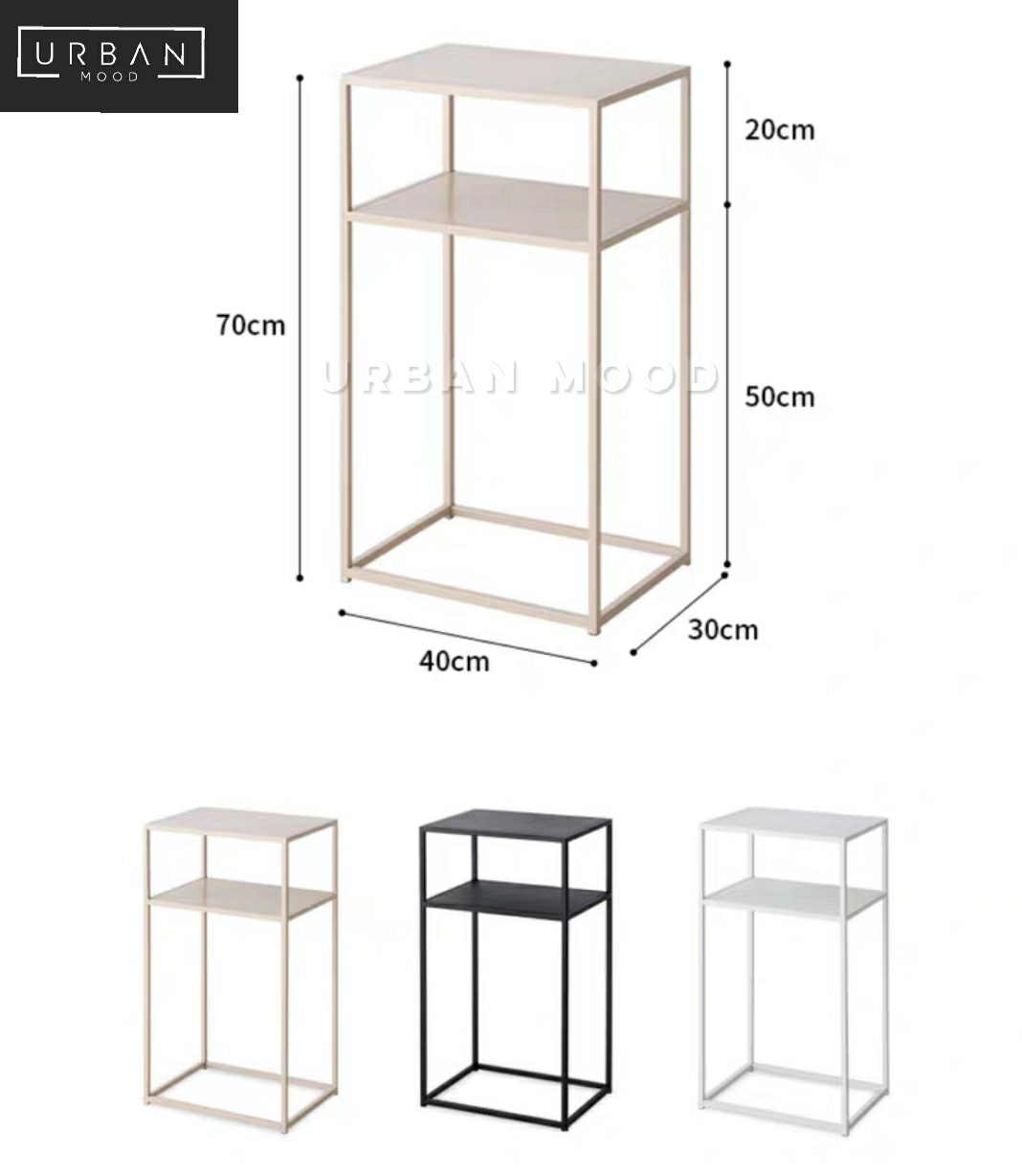 MINOR Minimalist Wireframe Side Table