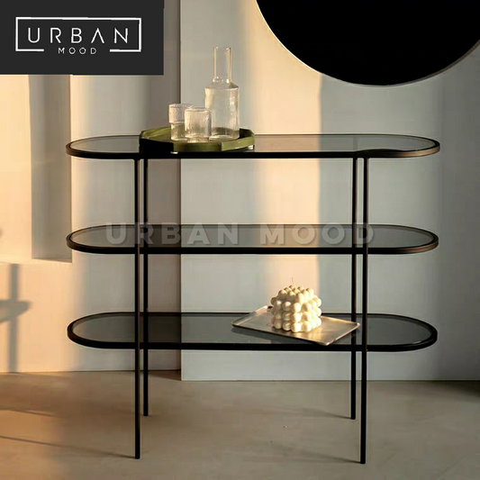 REVEL Minimalist Glass Hallway Console