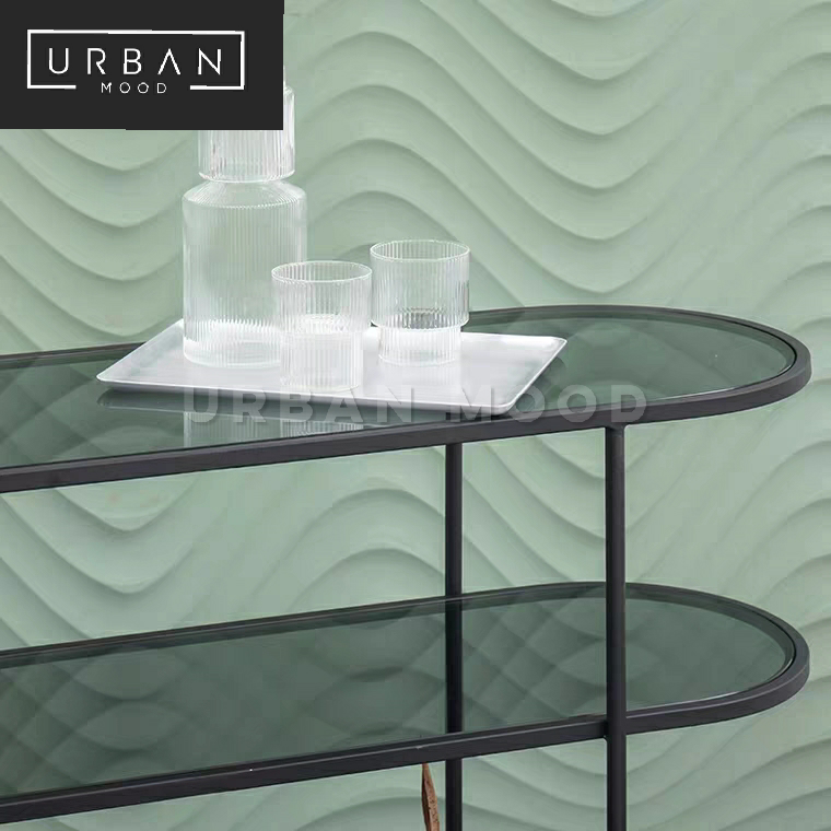 REVEL Minimalist Glass Hallway Console