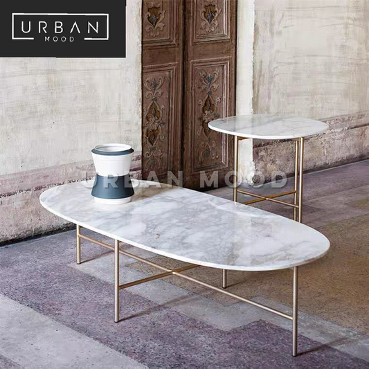 DULCET Luxury Marble Coffee Table