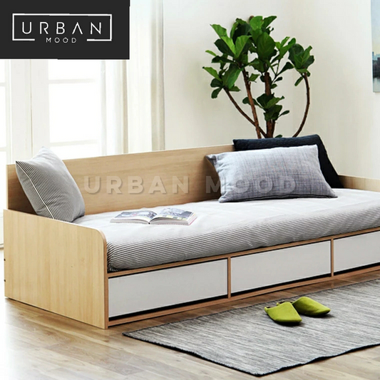 HABITAT Scandinavian Storage Bed