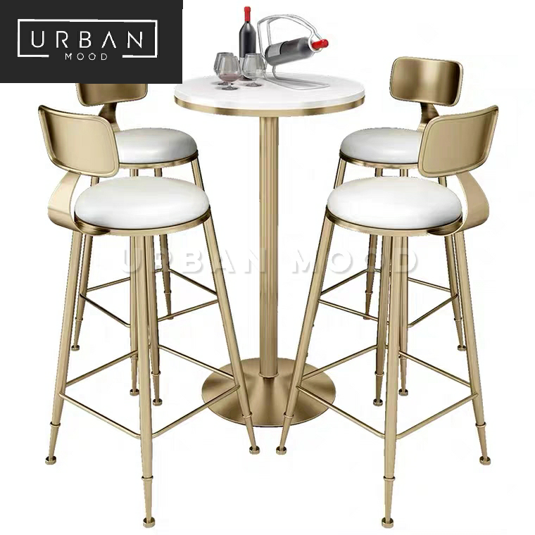 NOVA Modern Marble Bar Table & Chairs