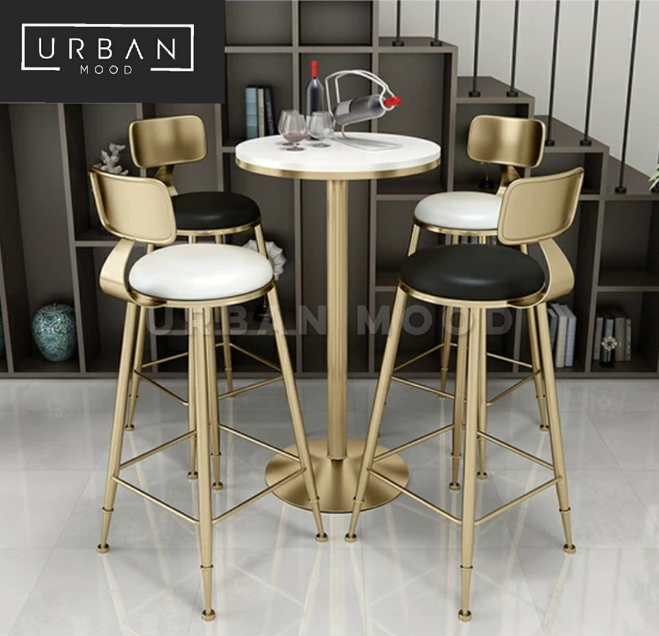 NOVA Modern Marble Bar Table & Chairs