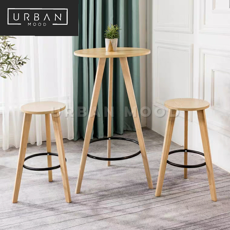 DOYLE Scandinavian Bar Table & Stools