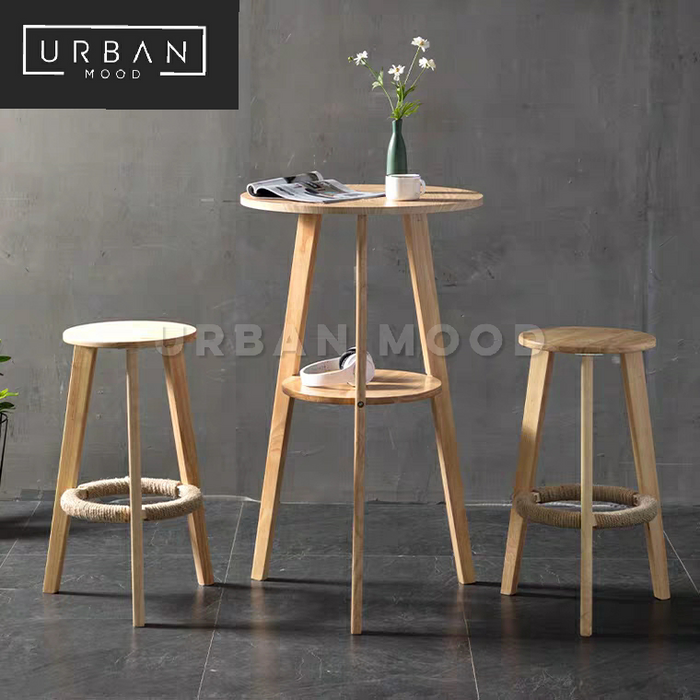 DERICK Scandinavian Bar Table & Stools