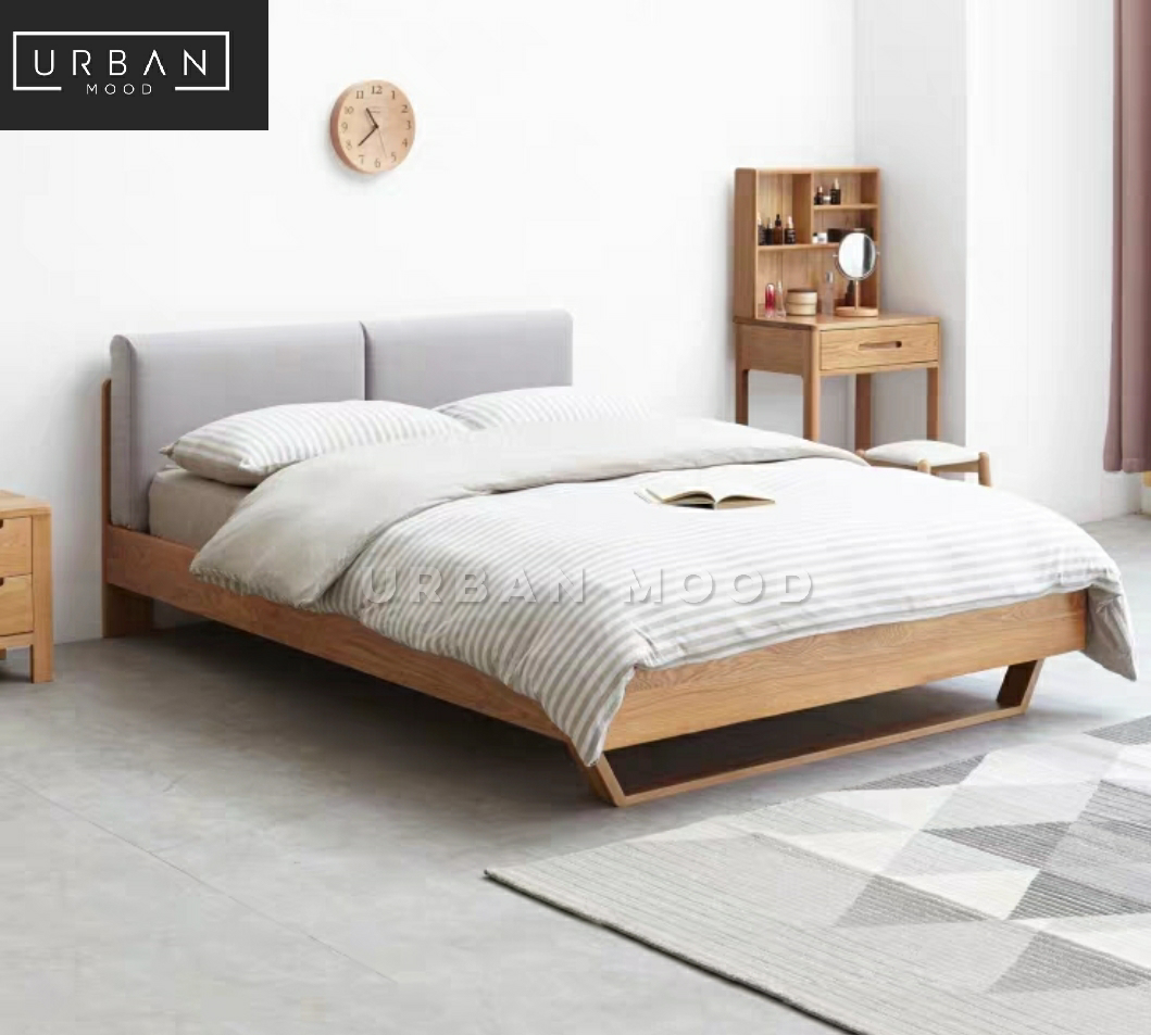 EDRIC Scandinavian Pine Wood Bedframe