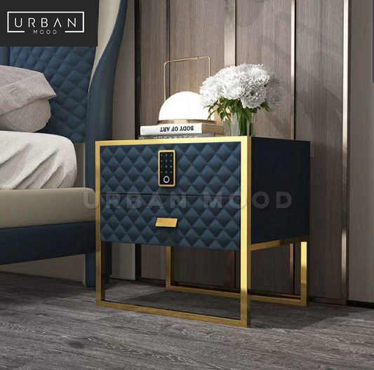 TYSON Modern Digital Lock Bedside Table