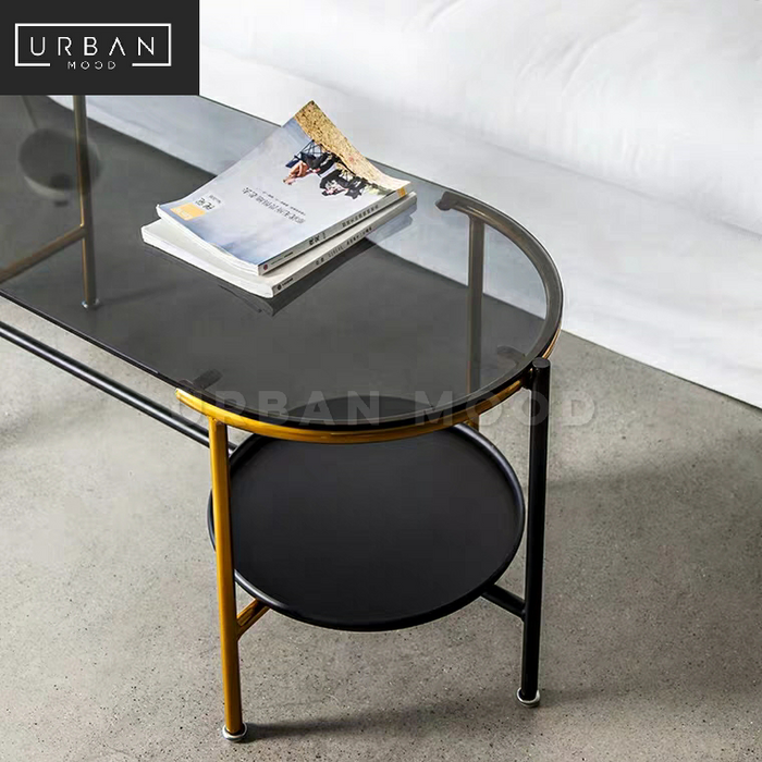 SAINTE Modern Glass Coffee Table