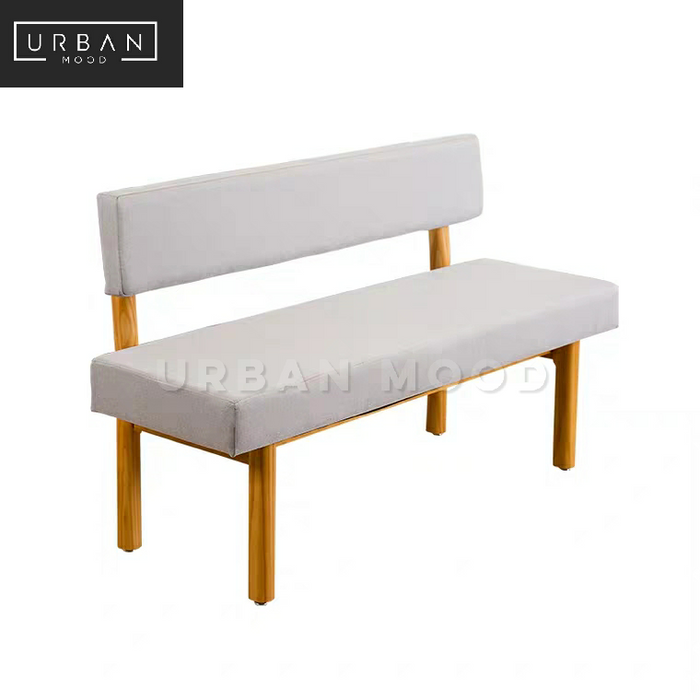 ASTER Scandinavian Solid Wood Dining Bench