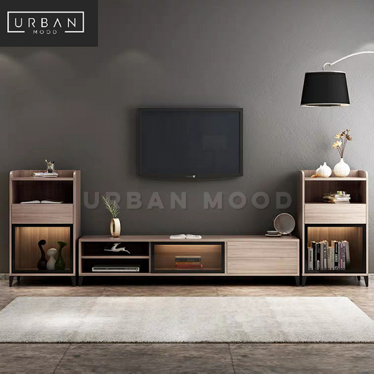 CODIN Modern Walnut TV Console