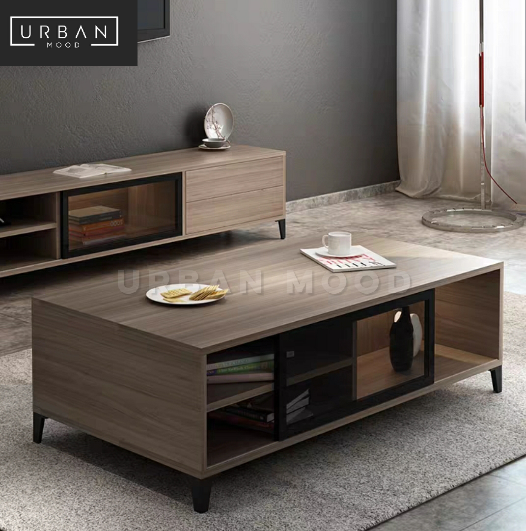 CODIN Modern Walnut TV Console