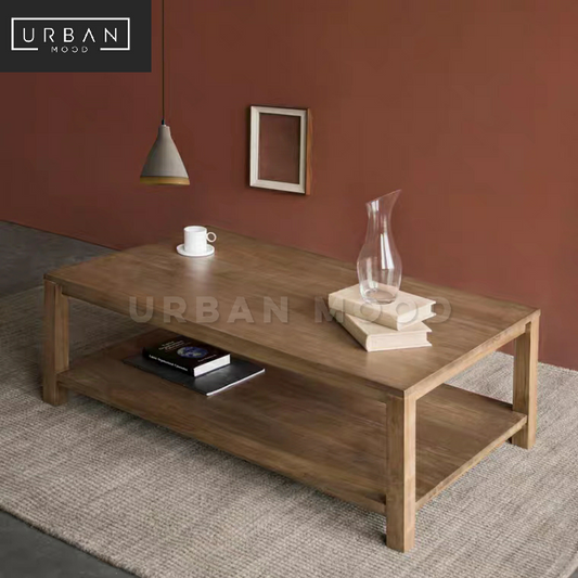 FABIAN Rustic Solid Wood Coffee Table