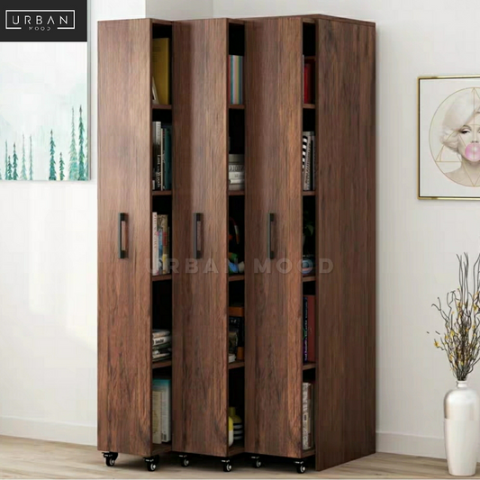 BIBLIO Rustic Vertical Bookshelf