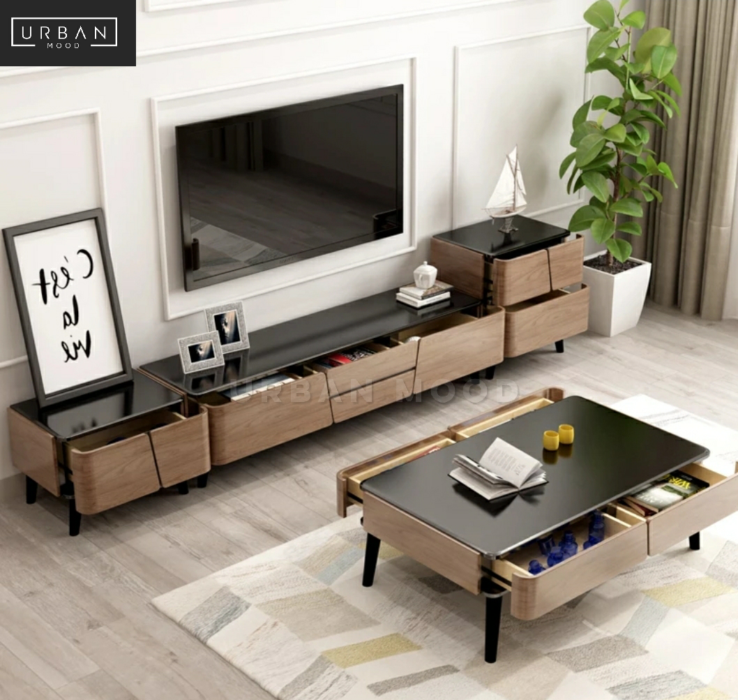 OAKDALE Modern Rustic TV Console