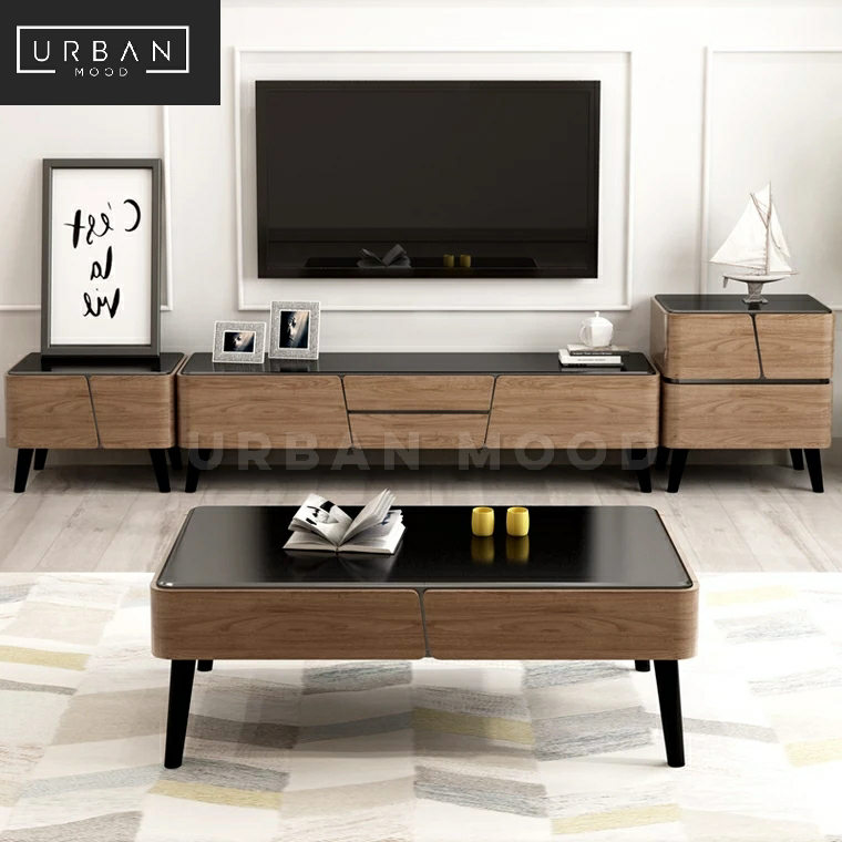 OAKDALE Modern Rustic TV Console