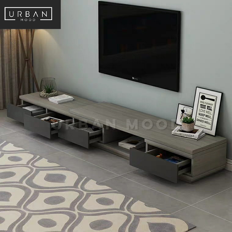 RODEO Modern Ash Grey TV Console