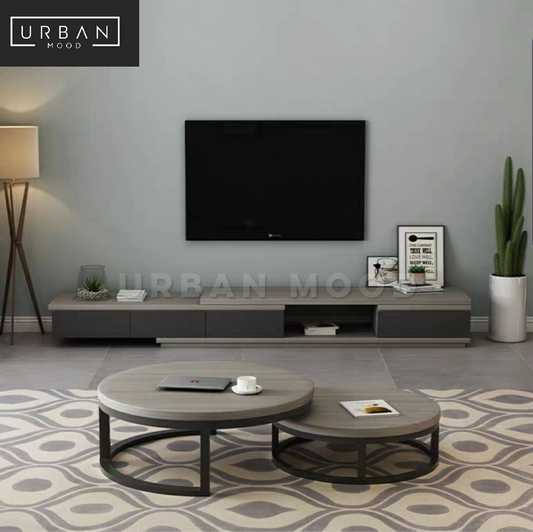 RODEO Modern Ash Grey TV Console