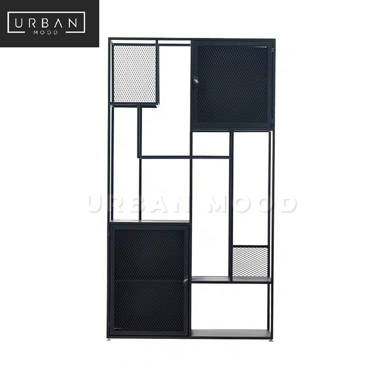 AVIS Modern Industrial Metal Display Shelf