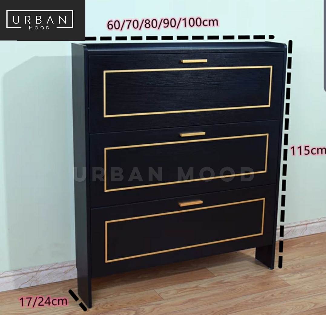 ICONIC Modern Ultra Slim Shoe Cabinet